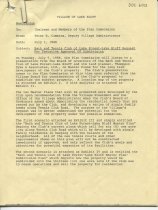 Bath and Tennis Club request for subdivision approval